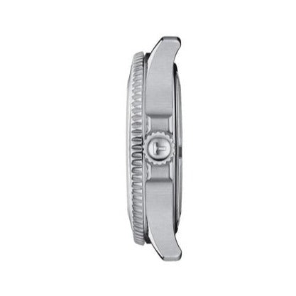 Tissot Seastar 1000 Mother of Pearl White Dial White Rubber Strap Watch for Women - T120.210.17.116.00 Buy Now By Tissot