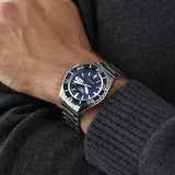 Seiko 5 Sports Automatic Blue Dial Silver Steel Strap Watch for Men - SRPK97K1 Buy Now By Seiko