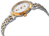 Tissot T Classic Carson Premium 30 White Dial Two Tone Steel Strap Watch for Women - T122.207.22.031.01 Buy Now By Tissot