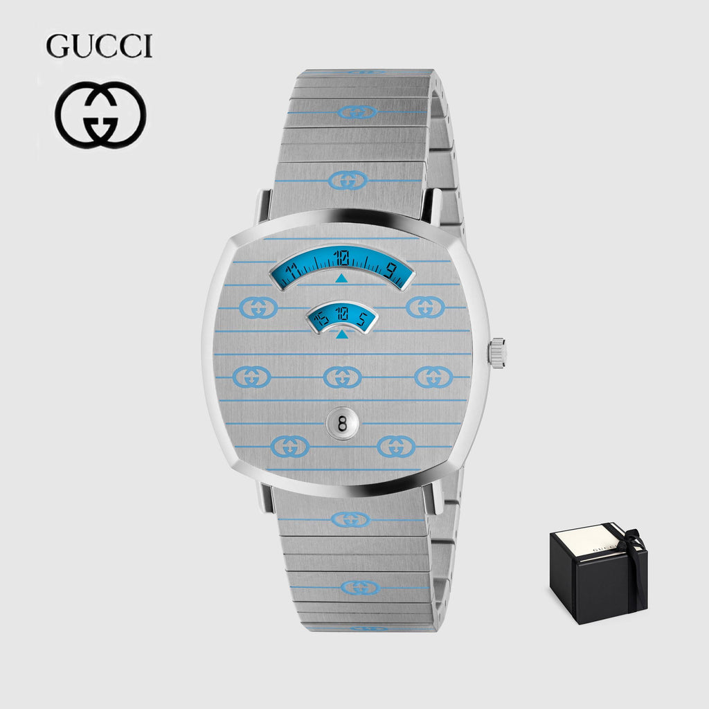 Gucci Grip Quartz Silver Dial Silver Steel Strap Watch For Women - YA157437 Buy Now By Gucci