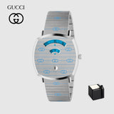 Gucci Grip Quartz Silver Dial Silver Steel Strap Watch For Women - YA157437 Buy Now By Gucci