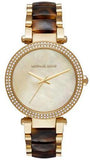 Michael Kors Parker Mother Of Pearl White Dial Two Tone Steel Strap Watch For Women - MK6518 Buy Now By Michael Kors