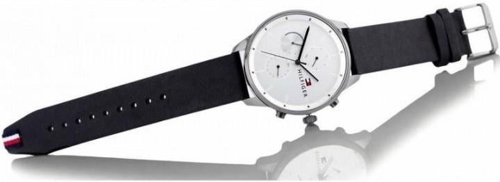 Tommy Hilfiger Lexor Silver Dial Black Leather Strap Watch For Men - 1791489 Buy Now By Tommy Hilfiger