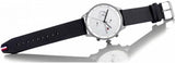 Tommy Hilfiger Lexor Silver Dial Black Leather Strap Watch For Men - 1791489 Buy Now By Tommy Hilfiger