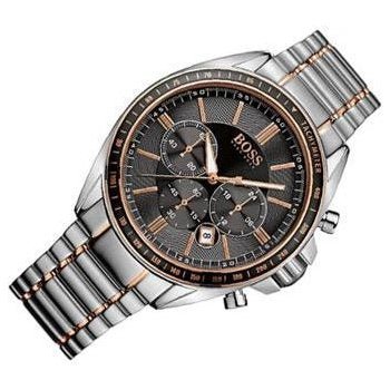 Hugo Boss Driver Sport Grey Dial Grey Steel Strap Watch for Men - 1513094 Buy Now By Hugo Boss