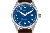 IWC Pilots Watch Mark XVII Edition Le Petit Prince Blue Dial Brown Leather Strap Watch for Men - IW326506 Buy Now By IWC