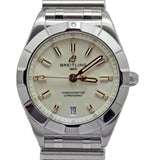 Breitling Chronomat 32 Diamonds White Dial Silver Steel Strap Watch for Women - A77310101A3A1 Buy Now By Breitling