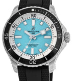 Breitling Superocean Automatic 44 Turquoise Dial Black Rubber Strap Watch for Men - A17376211L2S1 Buy Now By Breitling