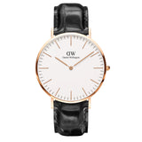Daniel Wellington Classic Reading White Dial Black Leather Strap Watch For Men - DW00100014 Buy Now By Daniel Wellington