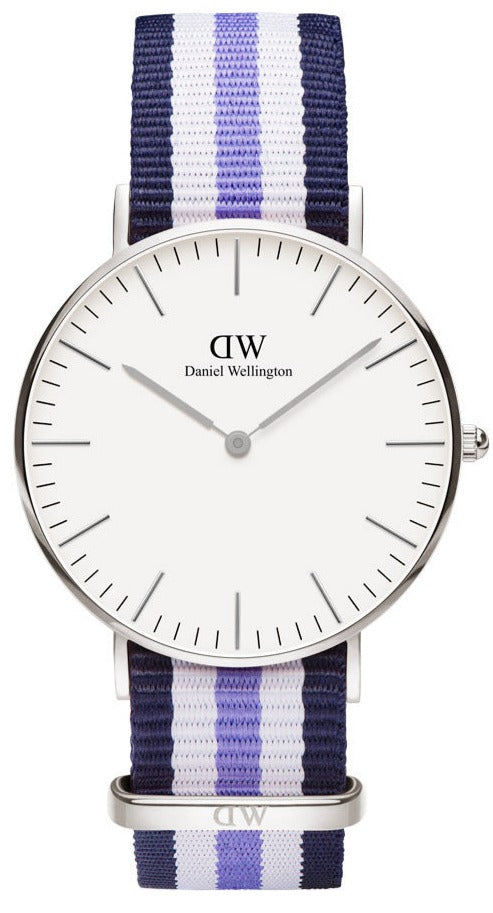 Daniel Wellington Classic Trinity White Dial Three Tone Nylon Strap Watch For Women - 0609DW Buy Now By Daniel Wellington