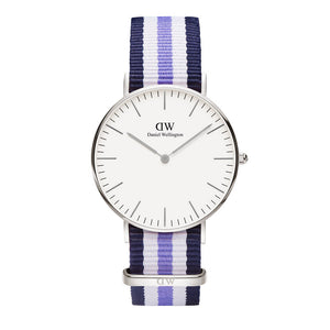 Daniel Wellington Classic Trinity White Dial Three Tone Nylon Strap Watch For Women - 0609DW Buy Now By Daniel Wellington