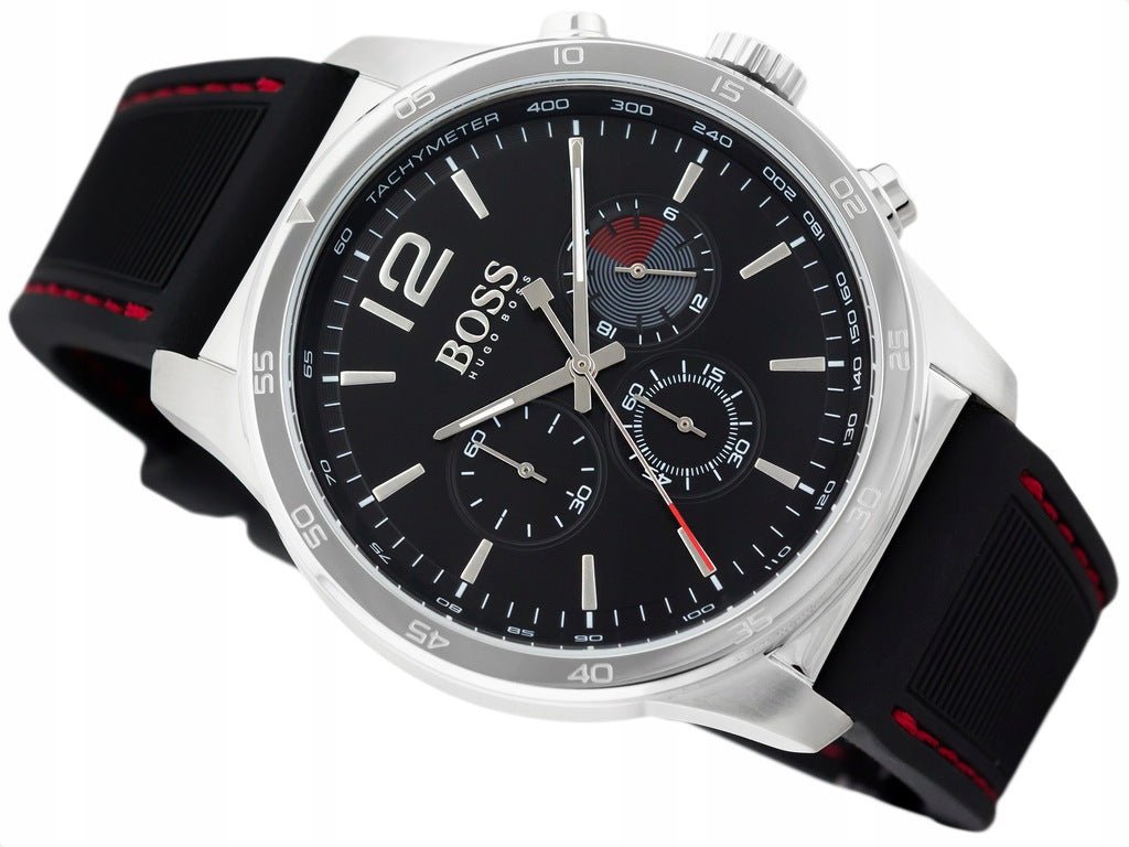 Hugo Boss Professional Black Dial Black Silicone Strap Watch for Men - 1513525 Buy Now By Hugo Boss