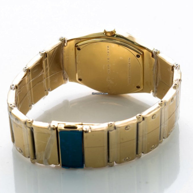 Marc Jacobs Amy White Dial Gold Steel Strap Watch for Women - MBM8519 Buy Now By Marc Jacobs