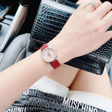 Gucci G Timeless Quartz Diamonds Pink Dial Red Leather Strap Watch For Women - YA1265017 Buy Now By Gucci