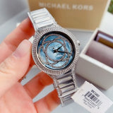 Michael Kors Kerry Mother of Pearl Dial Silver Strap Watch for Women - MK3480 Buy Now By Michael Kors