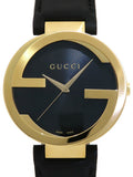 Gucci Interlocking Special Edition Grammy Black Dial Black Leather Strap Watch For Men - YA133208 Buy Now By Gucci