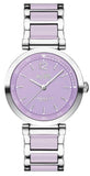 Coach Tristent Purple Dial Two Tone Steel Strap Watch for Women - 14502461 Buy Now By Coach