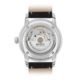 Mido Baroncelli III Automatic Silver Dial Black Leather Strap Watch For Women - M7600.4.21.4 Buy Now By Mido
