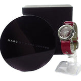 Marc Jacobs Amy Purple Dial Red Leather Strap Watch for Women - MBM1138 Buy Now By Marc Jacobs