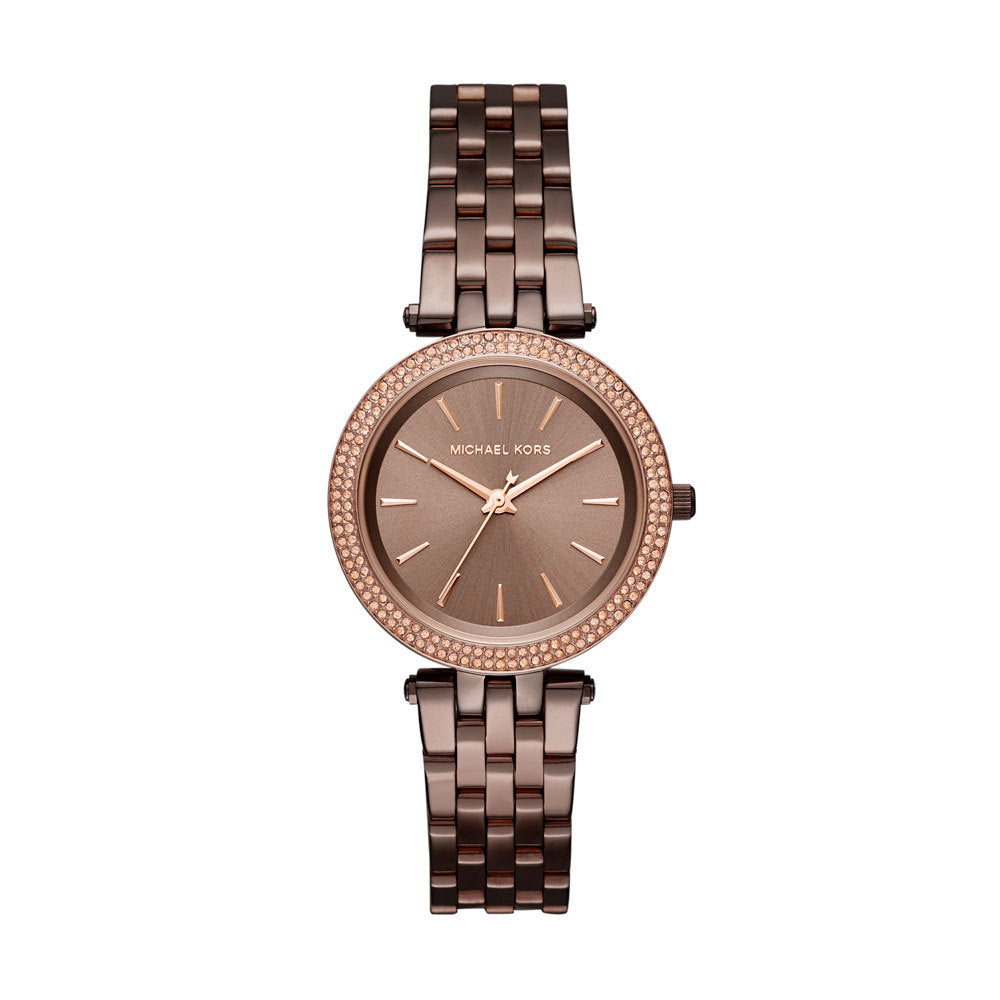 Michael Kors Darci Quartz Brown Dial Brown Steel Strap Watch For Women - MK3553 Buy Now By Michael Kors
