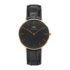 Daniel Wellington Classic Reading Black Dial Black Leather Strap Watch For Women - DW00100141 Buy Now By Daniel Wellington