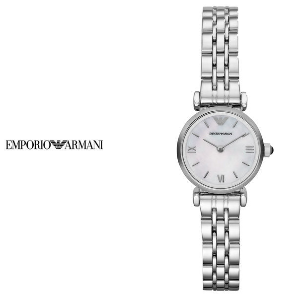 Emporio Armani Gianni White Dial Silver Steel Strap Watch For Women - AR1763 Buy Now By Emporio Armani