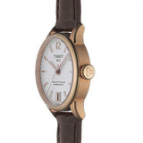 Tissot Chemin Des Tourelles Powermatic 80 Lady Silver Dial Brown Leather Strap Watch For Women - T099.207.36.037.00 Buy Now By Tissot