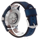 Fossil Crewmaster Sports Automatic Blue Dial Blue Leather Strap Watch for Men - ME3149 Buy Now By Fossil