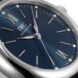 IWC Portofino Automatic Blue Dial Silver Mesh Bracelet Watch for Women - IW357404 Buy Now By IWC