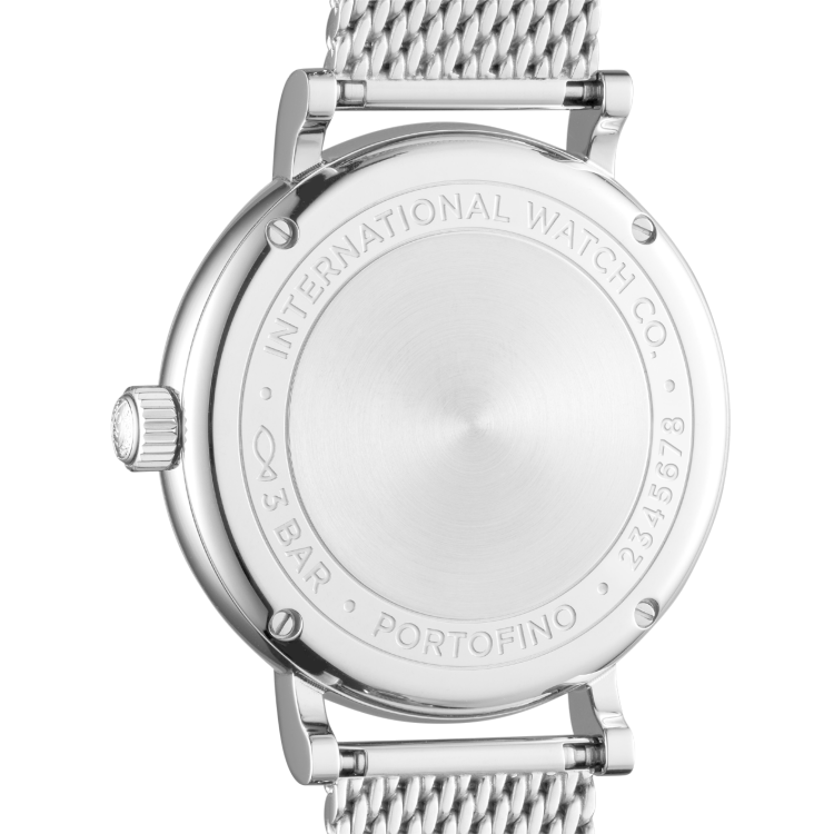 IWC Portofino Automatic Blue Dial Silver Mesh Bracelet Watch for Women - IW357404 Buy Now By IWC