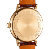 IWC Portofino Automatic Diamonds Silver Dial Red Leather Strap Watch for Women - IW357408 Buy Now By IWC