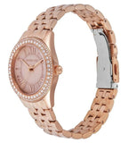 Michael Kors Harlowe Three-Hand Rose Gold Dial Rose Gold Steel Strap Watch for Women - MK4845 Buy Now By Michael Kors