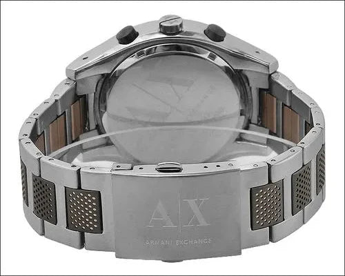 Armani Exchange Chronograph Black Dial Silver Steel Strap Watch For Men - AX1093 Buy Now By Armani Exchange