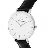 Daniel Wellington Classic Petite Reading White Dial Black Leather Strap Watch For Women - DW00100185 Buy Now By Daniel Wellington