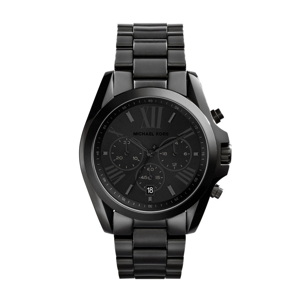 Michael Kors Bradshaw Black Dial Black Steel Strap Watch for Men - MK5550 Buy Now By Michael Kors