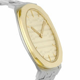 Gucci 25H Quartz Gold Dial Silver Steel Strap Watch for Women - YA163403 Buy Now By Gucci