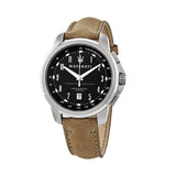 Maserati Successo Black Dial Beige Leather Strap Watch For Men - R8851121004 Buy Now By Maserati