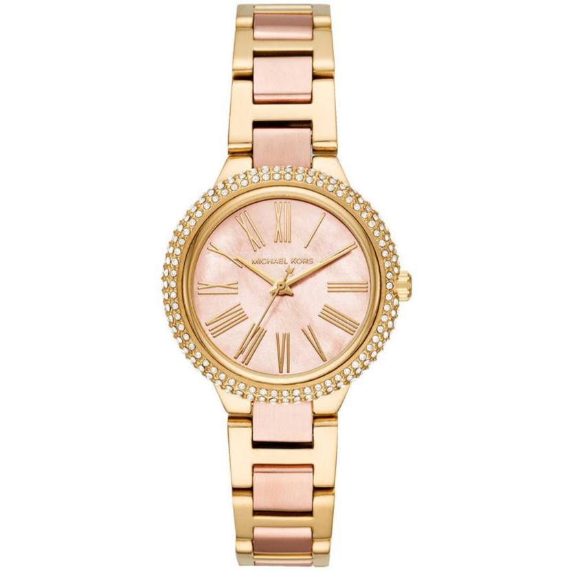 Michael Kors Taryn Rose Gold Dial Two Tone Steel Strap Watch For Women - MK6564 Buy Now By Michael Kors