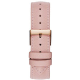 Guess Wonderlust Beige Dial Pink Leather Strap Watch for Women - W1065L1 Buy Now By Guess