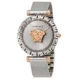 Versace Palazzo Empire Silver Dial Silver Mesh Bracelet Watch for Women - VEDV00419 Buy Now By Versace
