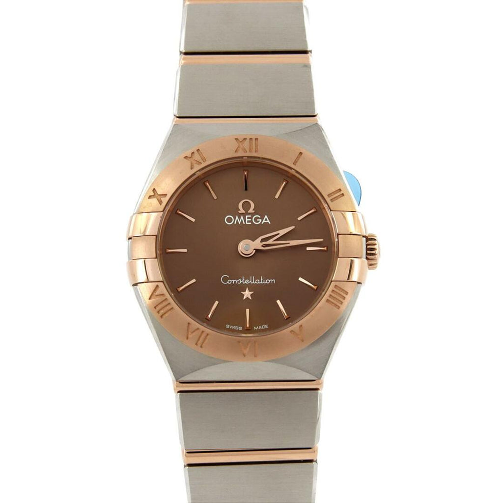 Omega Constellation Quartz Brown Dial Silver Steel Strap Watch for Women - 131.20.25.60.13.001 Buy Now By Omega