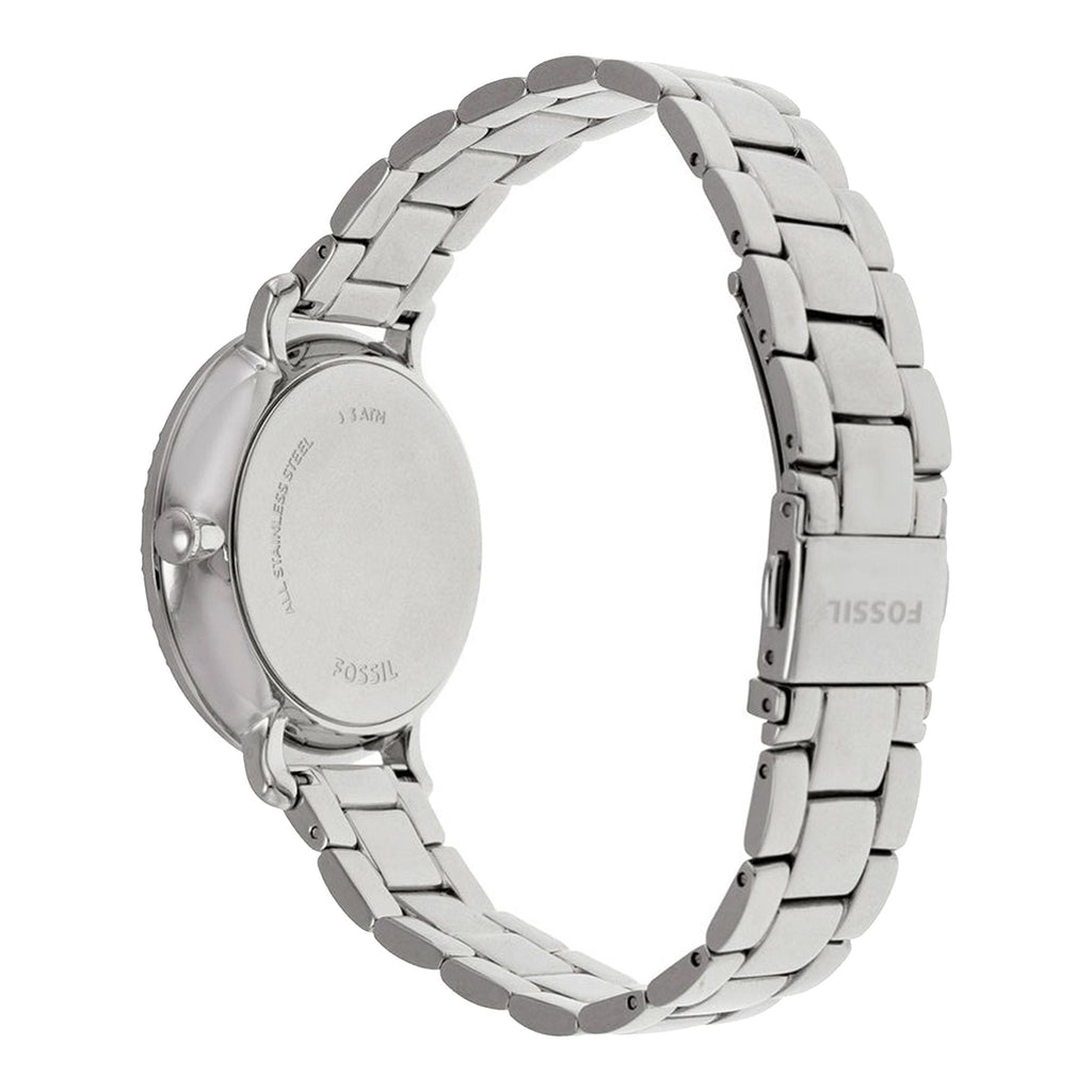 Fossil Jacqueline Multi-Function Mother of Pearl Dial Silver Steel Strap Watch for Women - ES3755 Buy Now By Fossil