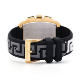Versace Dominus Chronograph Gold Dial Black Silicone Strap Watch For Men - VE6H00223 Buy Now By Versace