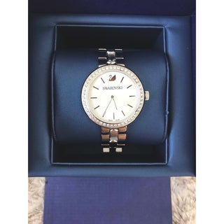 Swarovski Daytime Crystal Silver Dial Silver Steel Strap Watch for Women - 5095600 Buy Now By Swarovski