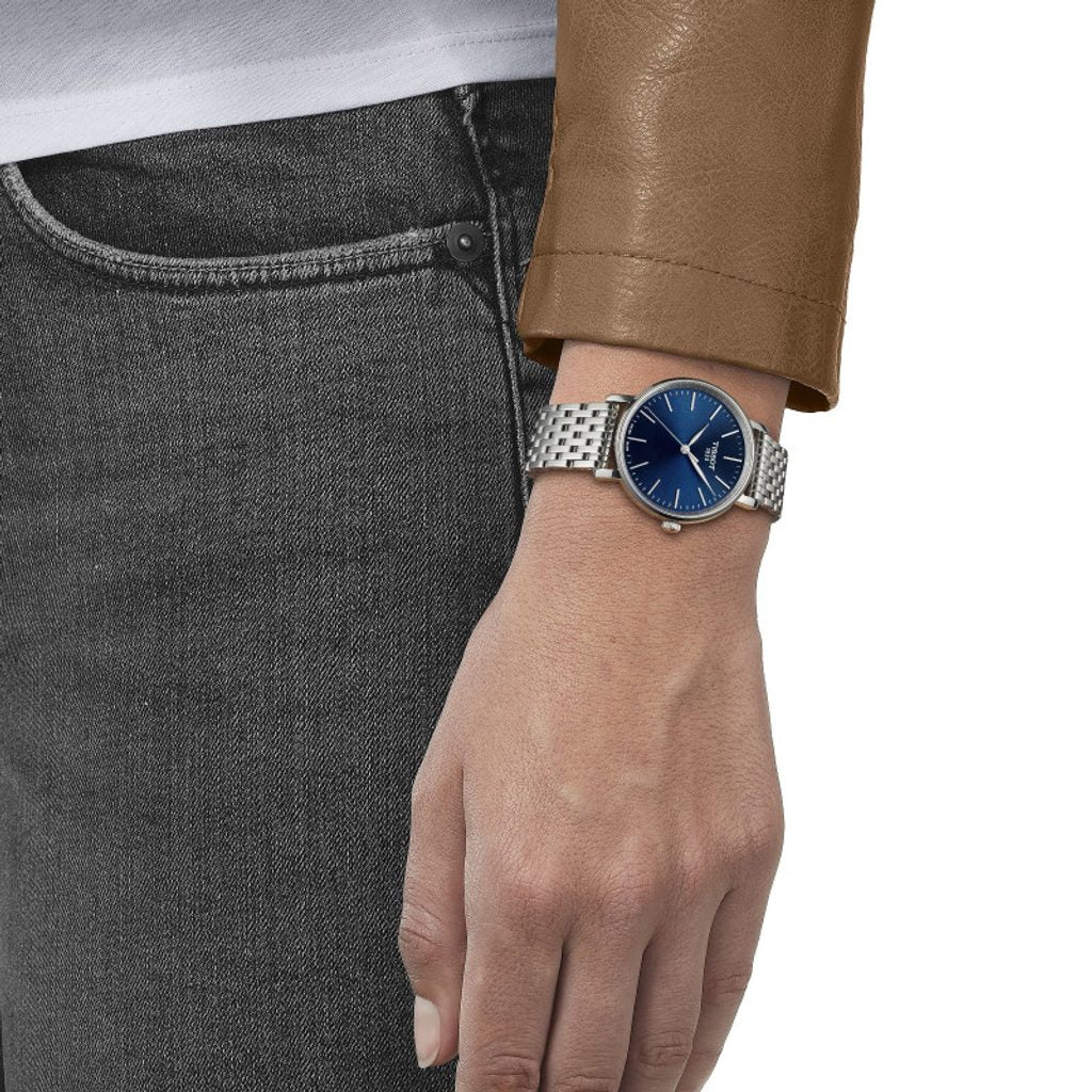 Emporio Armani Kappa Quartz Blue Dial Silver Steel Strap Watch For Men - AR80010 Buy Now By Emporio Armani