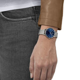 Emporio Armani Kappa Quartz Blue Dial Silver Steel Strap Watch For Men - AR80010 Buy Now By Emporio Armani