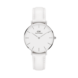 Daniel Wellington Petite Bondi White Dial White Leather Strap Watch For Women - DW00100190 Buy Now By Daniel Wellington