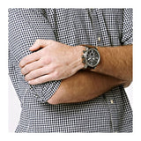 Fossil Nate Chronograph Grey Dial Brown Leather Strap Watch for Men - JR1424 Buy Now By Fossil