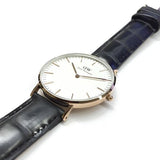 Daniel Wellington Classic Reading White Dial Black Leather Strap Watch For Women - DW00100041 Buy Now By Daniel Wellington