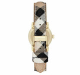 Burberry The City Diamonds Mother of Pearl Dial Brown Leather Strap Watch for Women - BU9226 Buy Now By Burberry